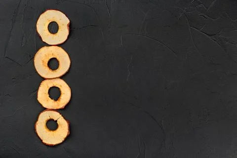 Dry Apple chips Stock Photos