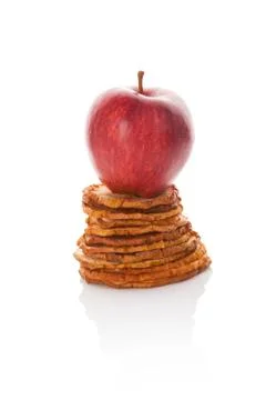 Dry apple. Stock Photos