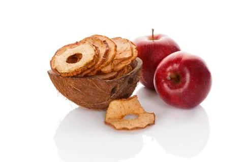 Dry apples. Stock Photos