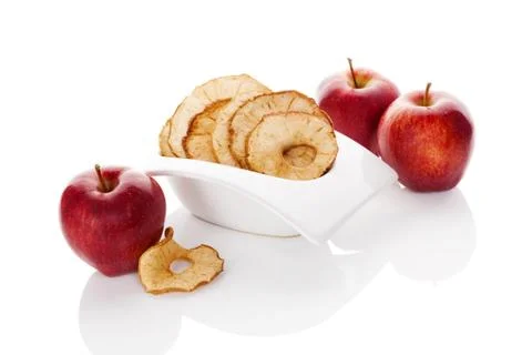 Dry apples. Stock Photos