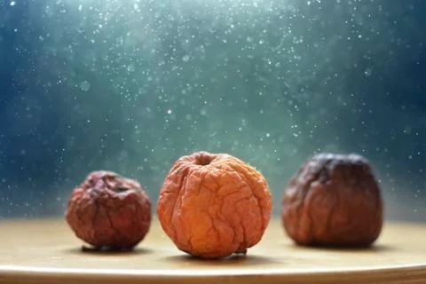 Dry apples Stock Photos