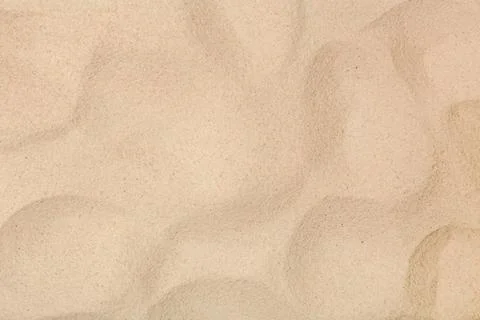 Dry beach sand as background, top view Stock Photos
