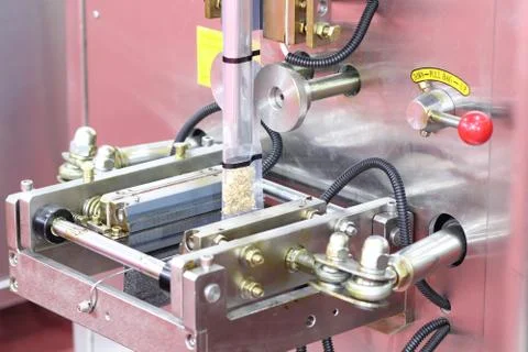 Dry bean packing packing machine Stock Photos