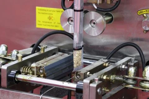 Dry bean packing packing machine Stock Photos