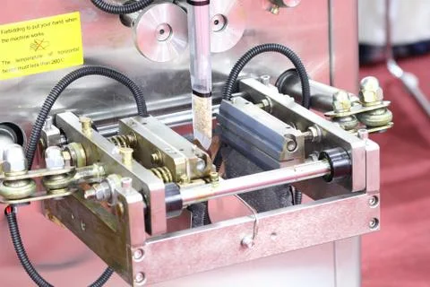 Dry bean packing packing machine Stock Photos