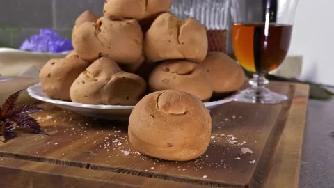 Dry biscuits of S. Martin Stock Footage 220938397