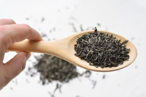 Dry black tea Stock Photos