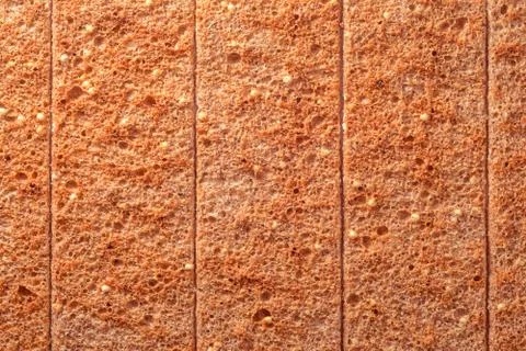 Dry bread slices Stock Photos