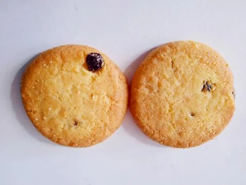 Dry bread with white isolated background Stock Photos