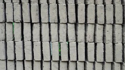 Dry brick in arrangement Stock Footage 265062932