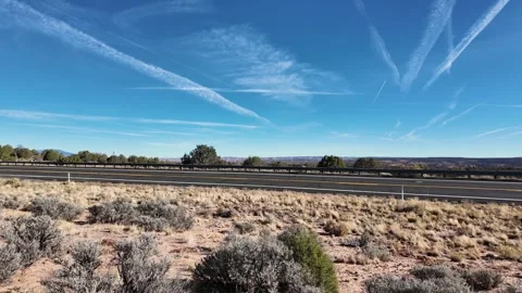 Dry, bright sunshine, large temperature fluctuations, cloudless skies – classic  Stock Footage 322852234