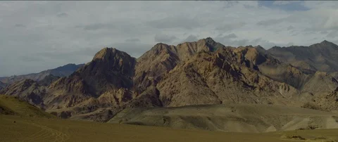 Dry Brown mountain Stock Footage 106814442