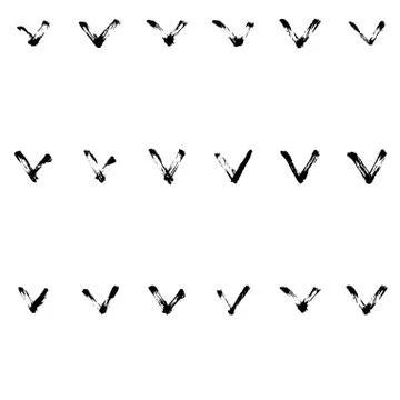 Dry brush pattern Stock Illustration