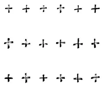 Dry brush pattern Illustrazione stock