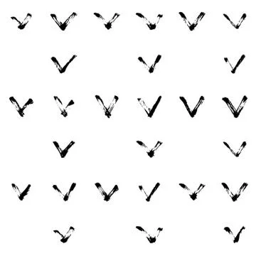 Dry brush pattern Stock Illustration