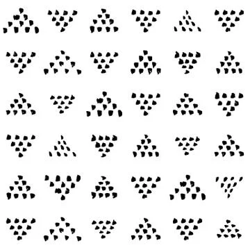 Dry brush pattern Stock Illustration