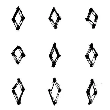 Dry brush pattern Illustrazione stock