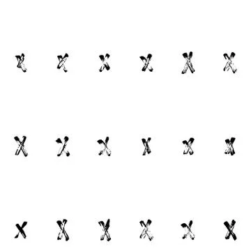 Dry brush pattern Illustrazione stock