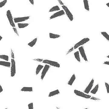 Dry brush seamless pattern with Watercolor Grunge Effect. Hand Painted Fashion Stock Illustration