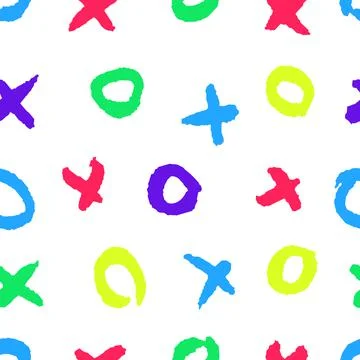 Dry brushes seamless pattern. Minimalistic creative trend abstract. Cheerful Stock Illustration