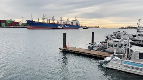 Dry Bulk Carrier LLOVD River Stock Footage 170338019