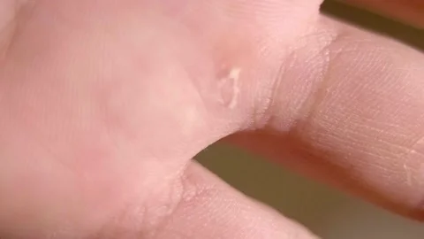 Dry calloused hands after a long working day Stock Footage 137460029