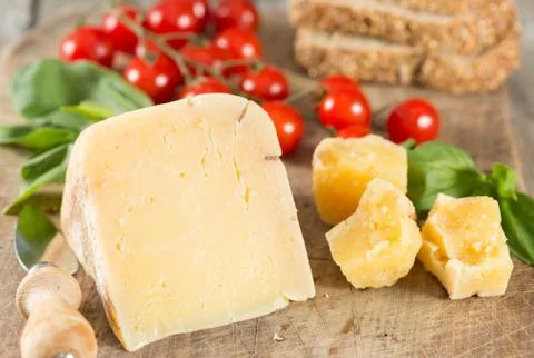 Dry cheese Foto stock