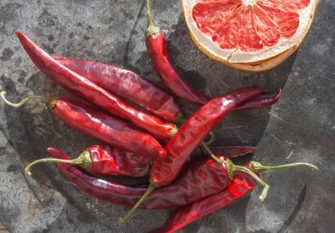 Dry chili Stock Photos