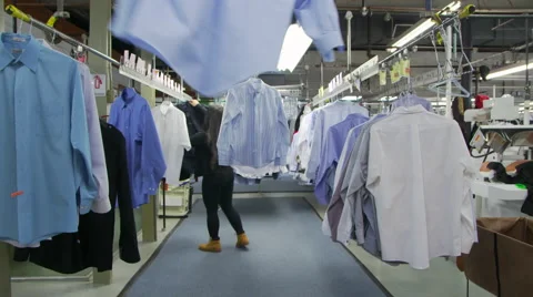 Dry Cleaner Interior Vidéo 46755369