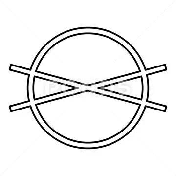 Dry cleaning is prohibited Clothes care symbols Washing concept Laundry sign Stock Illustration