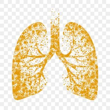 Dry cough vector icon. Lungs, cold dry cough and bronchitis mucolytic remedy Illustrazione stock