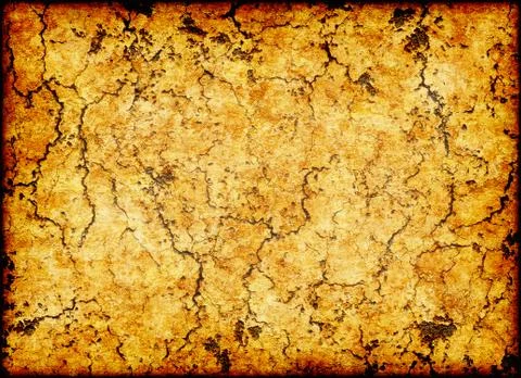 Dry cracked ancient wall texture Stock Illustration
