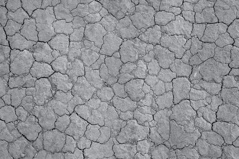 Dry cracked earth background Stock Photos