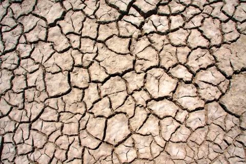 Dry cracked earth Stock Photos