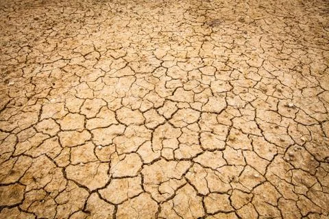 Dry cracked of earth Stock Photos