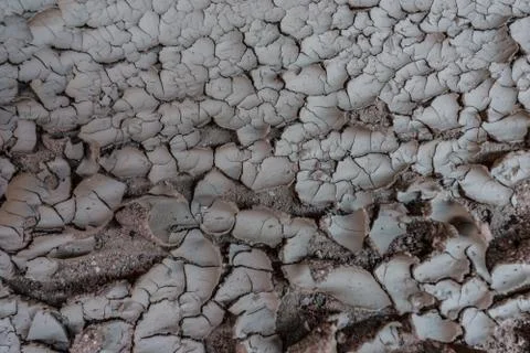 Dry Cracked Soil Background Stock Photos