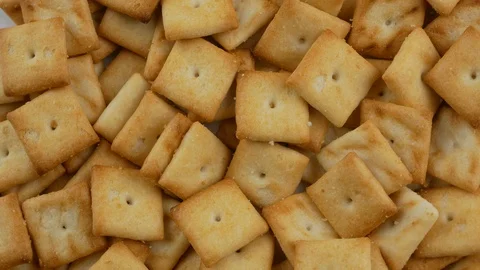 Dry cracker cookies Stock Footage 102178814