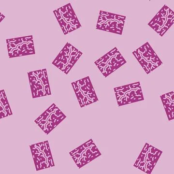 Dry cracks cement glyph vector seamless pattern 스톡 일러스트