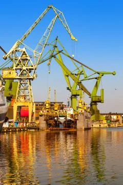 On dry dock Stock Photos