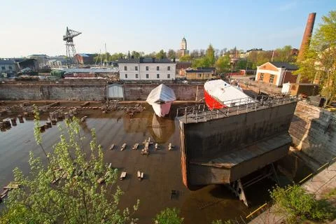 Dry dock Stock Photos