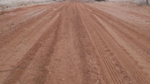 Dry dusty track Stock Footage 131802113
