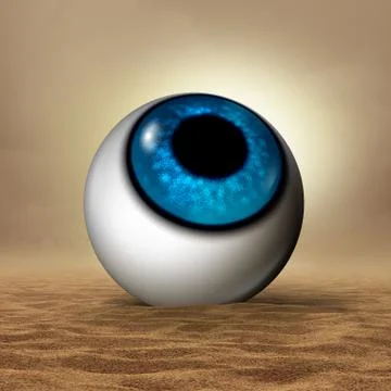 Dry Eye Stock Illustration