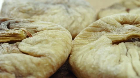 Dry figs while sliding the camera.4K Macro Stock Footage 155278184