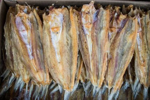 Dry fish Stock Photos