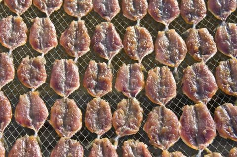 Dry fish Stock Photos