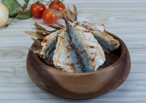 Dry fish Stock Photos