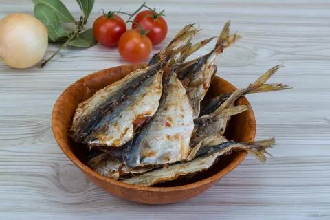 Dry fish Stock Photos