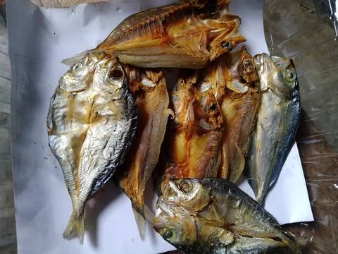 Dry fish Stock Photos