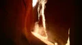 Dry Fork Narrows 02 Light Beam Grand Staircase Escalente Canyoneering HD Footage