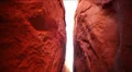 Dry Fork Narrows 14 Zoom In Grand Staircase Escalente Canyoneering HD Footage